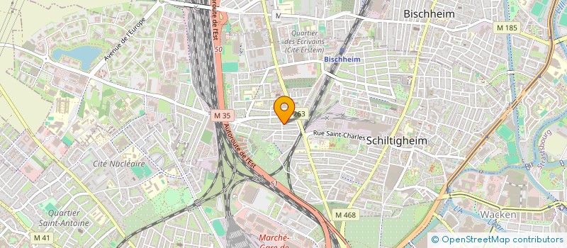 localisation de l'entreprise MADAME NADEGE BAHEUX  SCHILTIGHEIM