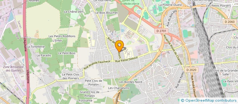 localisation de l'entreprise MADAME NADEGE BAILLARGEAUX à SARAN