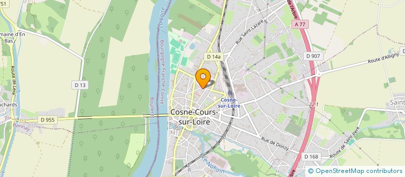 localisation de l'entreprise MADAME NADEGE BANZAL à COSNE-COURS-SUR-LOIRE