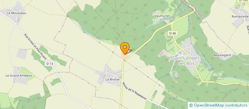 localisation de l'entreprise MADAME NADEGE BARBIER  SAINT-LAMBERT-DES-BOIS