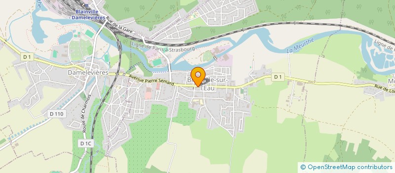 localisation de l'entreprise MADAME NADEGE BARRANCO  BLAINVILLE-SUR-L'EAU