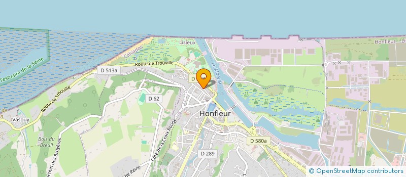 localisation de l'entreprise MADAME NADEGE BERNARD à HONFLEUR