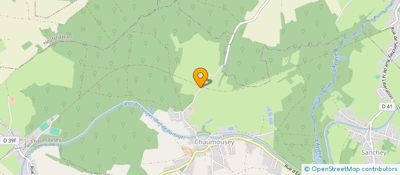 localisation de l'entreprise MADAME NADEGE BERRA  CHAUMOUSEY