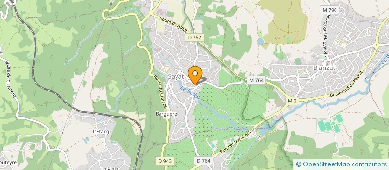 localisation de l'entreprise MADAME NADEGE BERTRAND  SAYAT