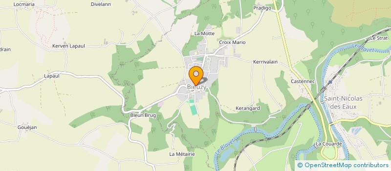 localisation de l'entreprise MADAME NADEGE BIEUZENT  PLUMELIAU-BIEUZY