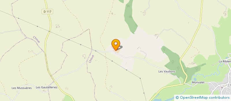 localisation de l'entreprise MADAME NADEGE BINET  CHOUE