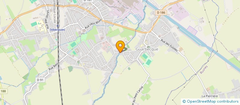 localisation de l'entreprise MADAME NADEGE BIZET  GUARBECQUE