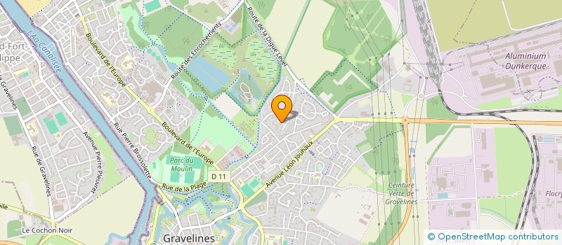 localisation de l'entreprise MADAME NADEGE BLOCKLET à GRAVELINES