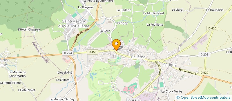 localisation de l'entreprise MADAME NADEGE BLONDEAU à BELLEME