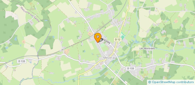 localisation de l'entreprise MADAME NADEGE BOITARD  MEZERAY