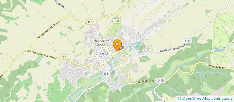 localisation de l'entreprise MADAME NADEGE BONANNO à VALENSOLE