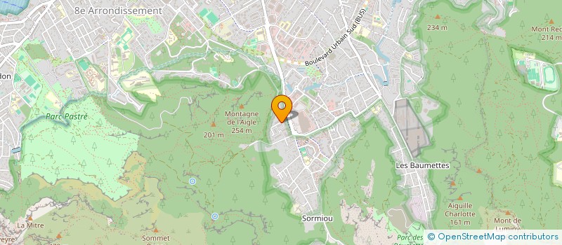 localisation de l'entreprise MADAME NADEGE BONNIN  MARSEILLE