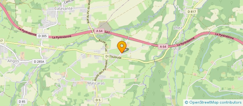 localisation de l'entreprise MADAME NADEGE BORIE  MASCARAS