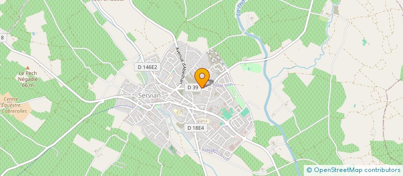 localisation de l'entreprise MADAME NADEGE BOUCHET à SERVIAN