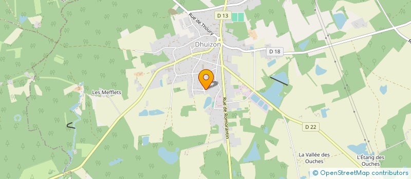 localisation de l'entreprise MADAME NADEGE BOUDIER  DHUIZON