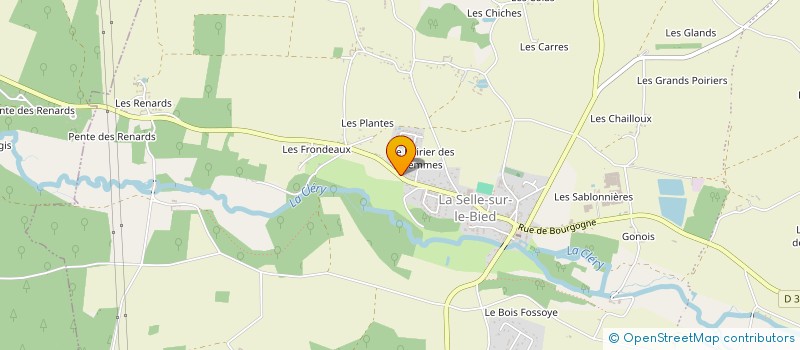 localisation de l'entreprise MADAME NADEGE BOUGEANT à LA SELLE-SUR-LE-BIED