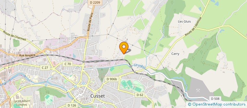 localisation de l'entreprise MADAME NADEGE BOUILLET à CUSSET