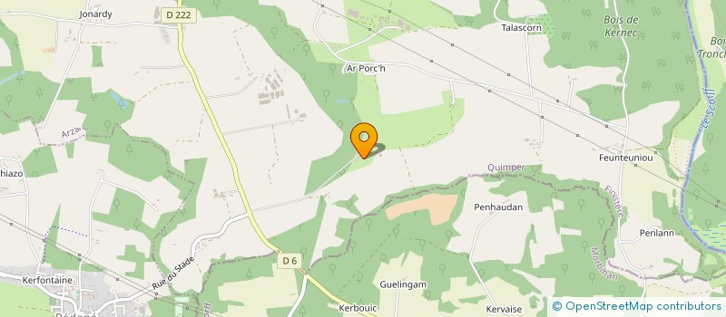 localisation de l'entreprise MADAME NADEGE BOULANGER  ARZANO