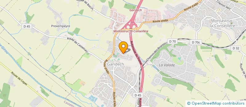 localisation de l'entreprise MADAME NADEGE BOULET  AZAS