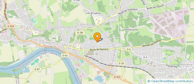 localisation de l'entreprise MADAME NADEGE BOULON à TREVOUX