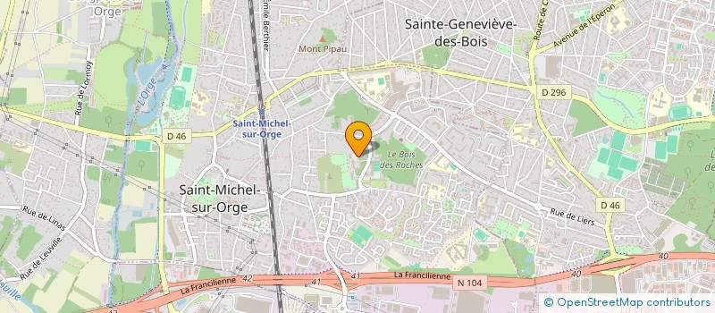 localisation de l'entreprise MADAME NADEGE BOURAOUI  SAINT-MICHEL-SUR-ORGE