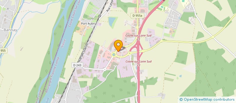 localisation de l'entreprise MADAME NADEGE BOUVOT à COSNE-COURS-SUR-LOIRE