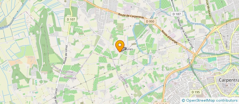 localisation de l'entreprise MADAME NADEGE BRAVI  LORIOL-DU-COMTAT