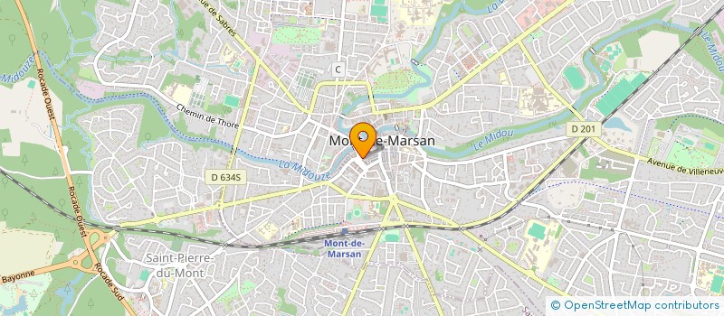 localisation de l'entreprise MADAME NADEGE BRICARD à MONT-DE-MARSAN