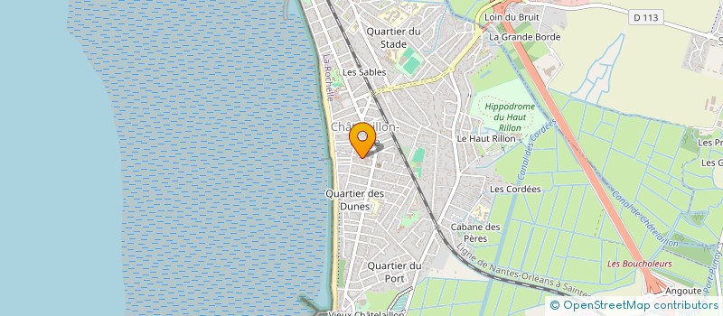 localisation de l'entreprise MADAME NADEGE BRULEBOIS à CHATELAILLON-PLAGE