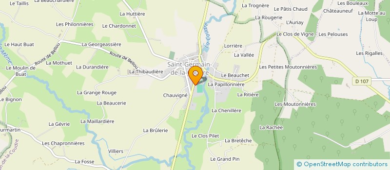 localisation de l'entreprise MADAME NADEGE CADET à SAINT-GERMAIN-DE-LA-COUDRE
