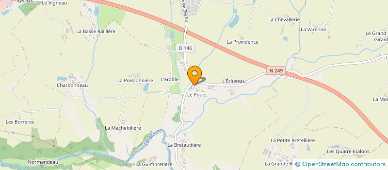 localisation de l'entreprise MADAME NADEGE CAILLAUD à SEVREMOINE