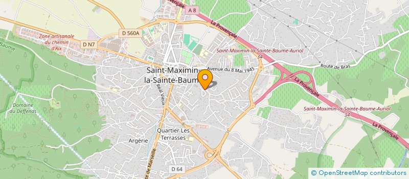 localisation de l'entreprise MADAME NADEGE CANNATI  SAINT-MAXIMIN-LA-SAINTE-BAUME