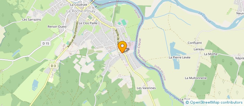 localisation de l'entreprise MADAME NADEGE CANTIMPRE à LA ROCHE-POSAY