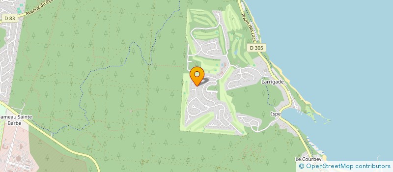 localisation de l'entreprise MADAME NADEGE CAPRON  BISCARROSSE