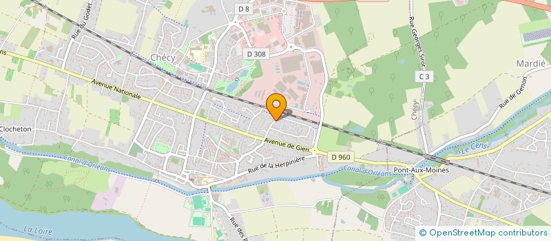 localisation de l'entreprise MADAME NADEGE CARPENTIER à CHECY