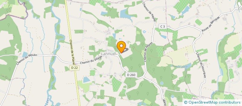 localisation de l'entreprise MADAME NADEGE CARRE  LANNUX