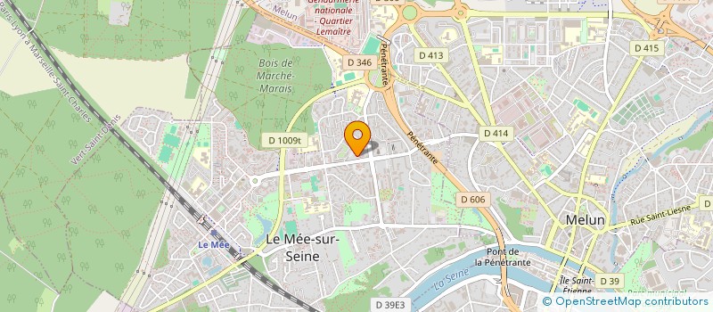 localisation de l'entreprise MADAME NADEGE CELESTIN  LE MEE-SUR-SEINE