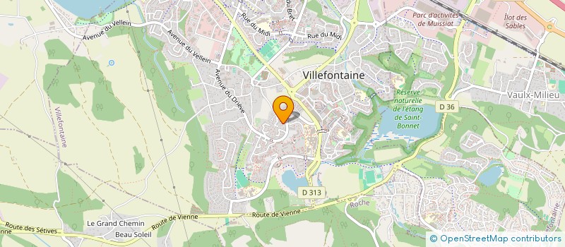 localisation de l'entreprise MADAME NADEGE CHABERT  VILLEFONTAINE