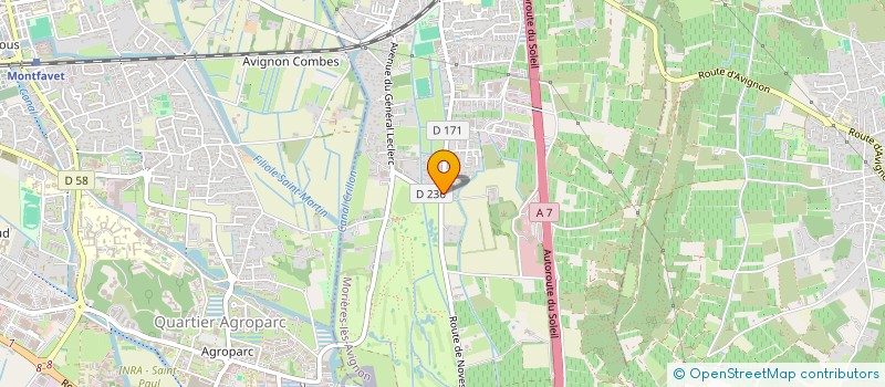 localisation de l'entreprise MADAME NADEGE CHAFFARD  MORIERES-LES-AVIGNON