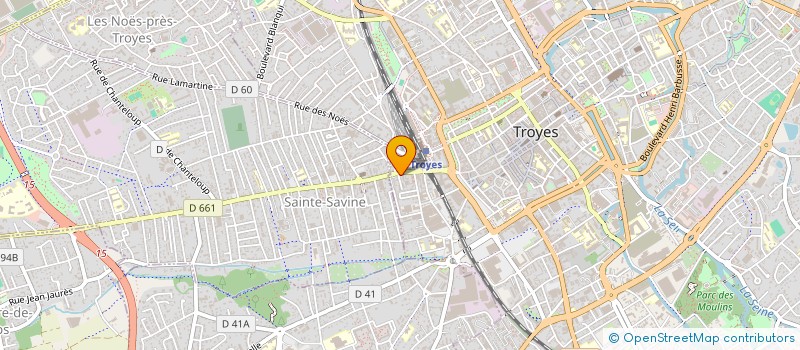 localisation de l'entreprise MADAME NADEGE CHAILLOU à TROYES