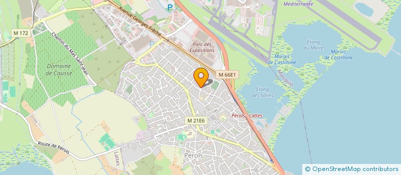localisation de l'entreprise MADAME NADEGE CHAMPELOVIER à PEROLS