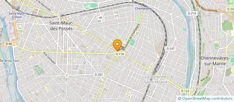 localisation de l'entreprise MADAME NADEGE CHARDOME à SAINT-MAUR-DES-FOSSES