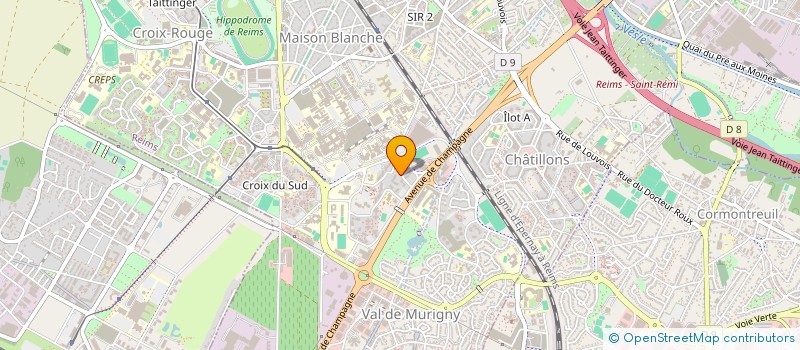 localisation de l'entreprise MADAME NADEGE CHARPENTIER  REIMS