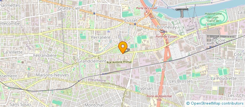 localisation de l'entreprise MADAME NADEGE CHARRE  VILLEURBANNE