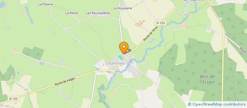 localisation de l'entreprise MADAME NADEGE CHOISNET à SAINTE-SUZANNE-ET-CHAMMES