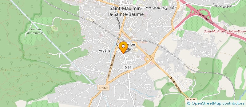 localisation de l'entreprise MADAME NADEGE CHONT  SAINT-MAXIMIN-LA-SAINTE-BAUME