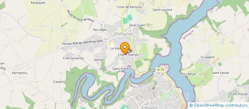 localisation de l'entreprise MADAME NADEGE CHOPIN  PLOUGUIEL