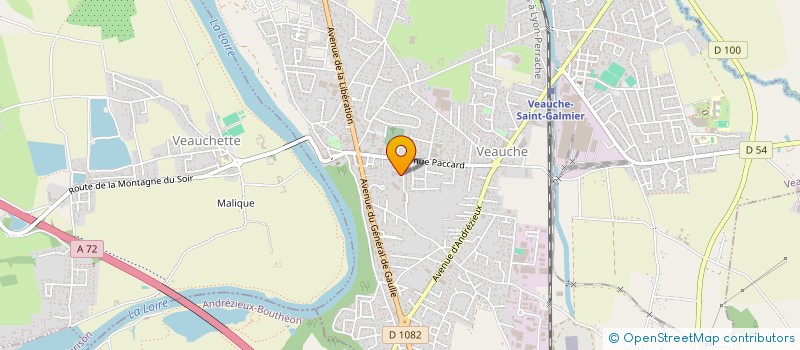 localisation de l'entreprise MADAME NADEGE CLAVARON  VEAUCHE