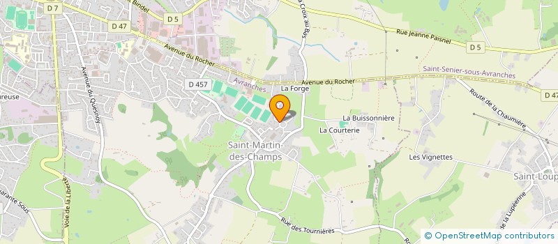 localisation de l'entreprise MADAME NADEGE COLIN  AVRANCHES