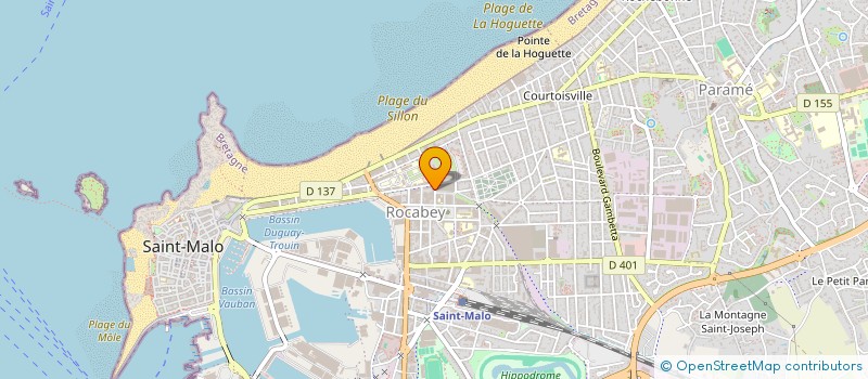 localisation de l'entreprise MADAME NADEGE COLLET  SAINT-MALO